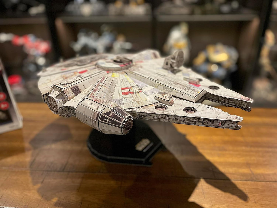 University Games Star Wars Millennium Falcon 3D Modellbausatz grau