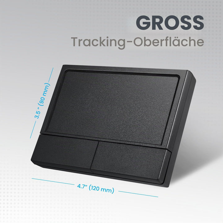 Perixx PERIPAD-704 kabelloses Touchpad, tragbares Trackpad für Desktop- und Laptop-Benutzer, 12 x 9