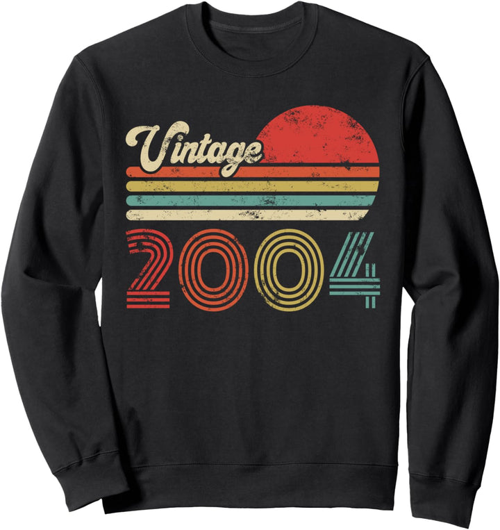 20 Jahre alt, Geburtstag, Jahrgang 2004, 20. Geburtstag Sweatshirt