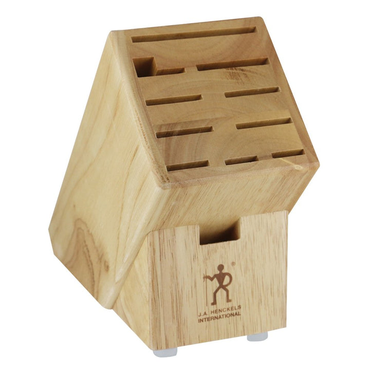 HENCKELS 35102-112 J.A International Hartholzblock Messerblock, Buchenholz, Hartholz 11-slot Harthol