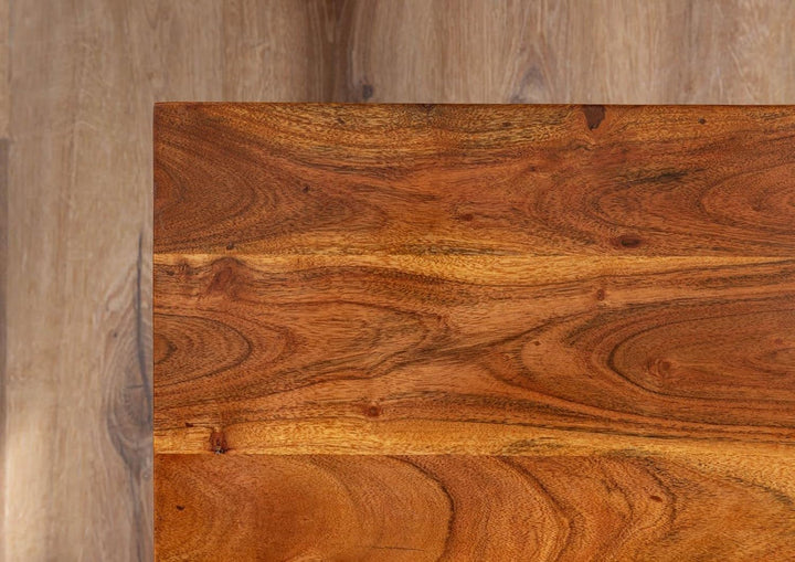 MASSIVMOEBEL24.DE Akazie Massivmöbel Bank 80x35 Honig Holz massiv Möbel Oxford 
