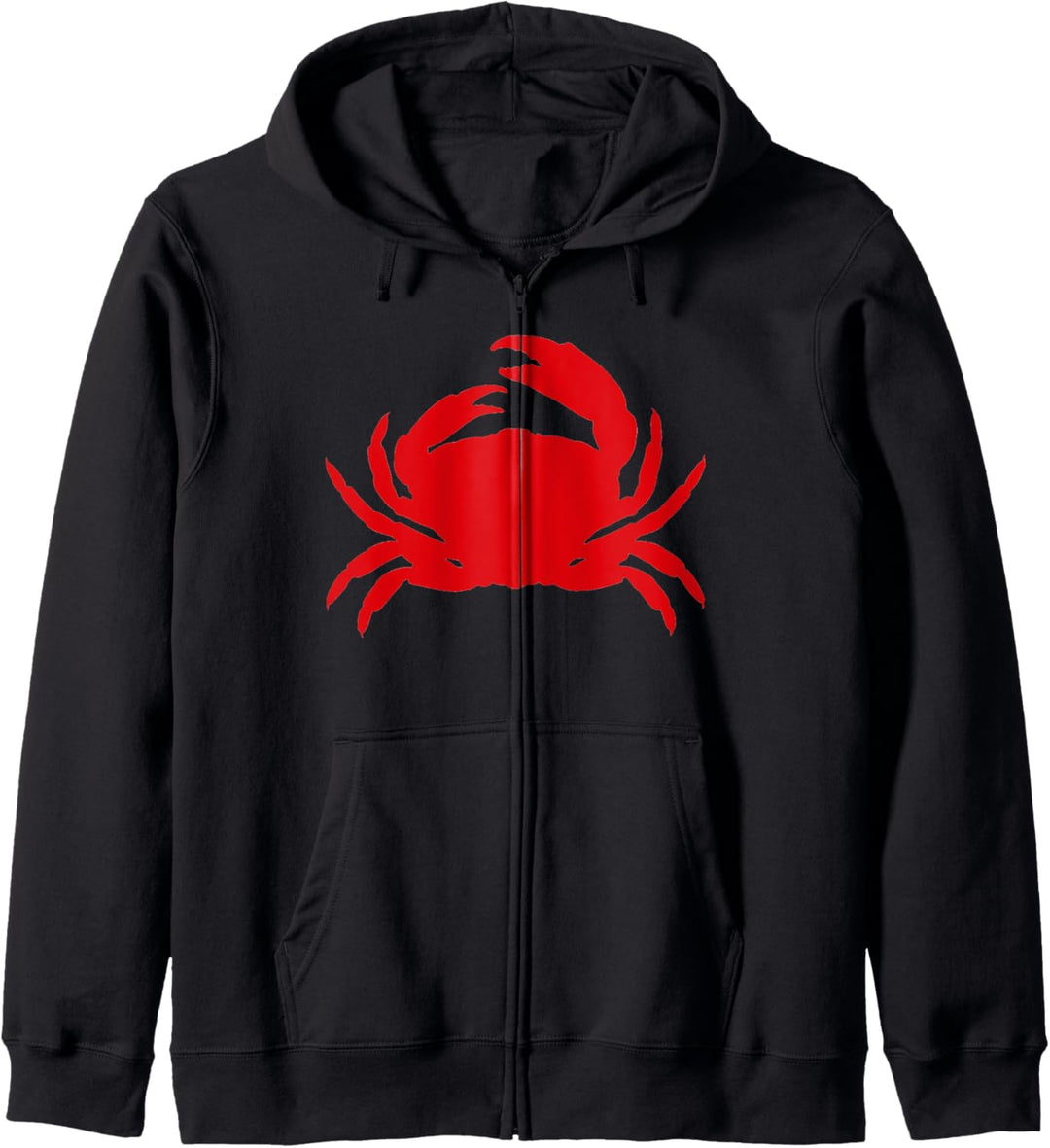 Rote Krabbe Kapuzenjacke