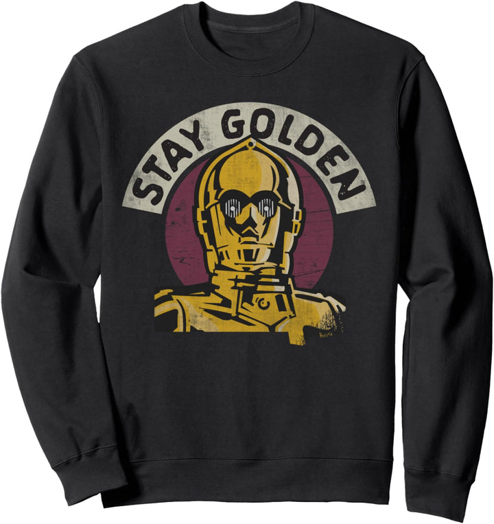 Star Wars C-3PO Stay Golden Droid Sweatshirt