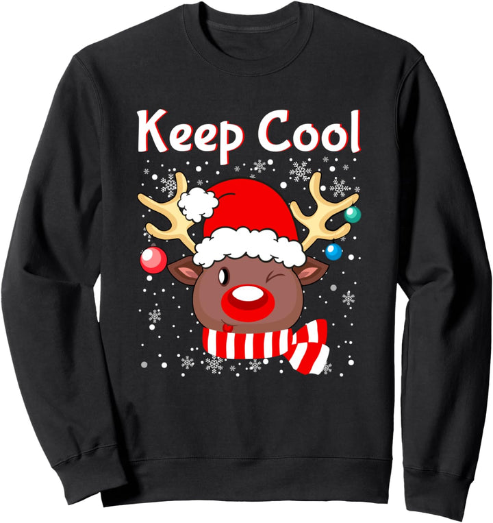Weihnachtsoutfit Junge Mädchen Weihnachten Rentier Sweatshirt