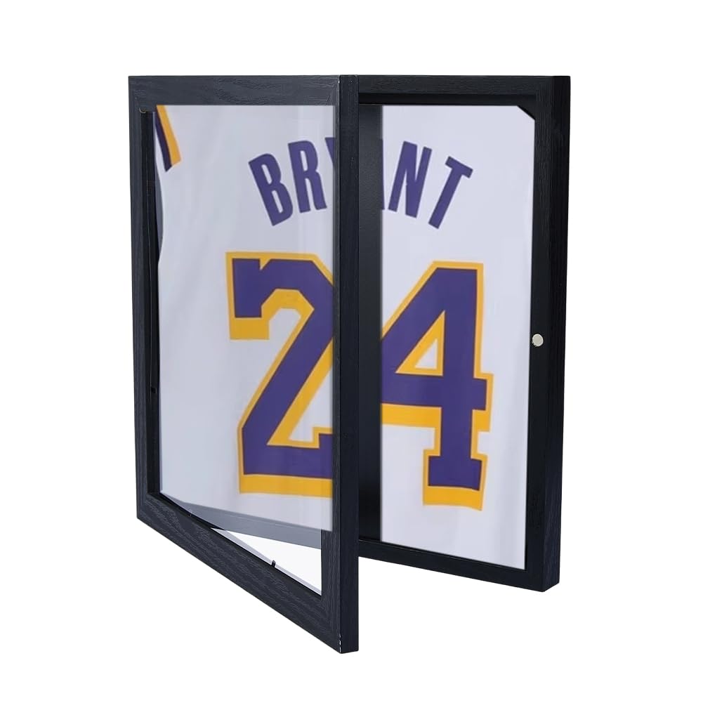 DICOSMETIC 1 PC T Shirt Display Rahmen Grosse Schattenbox Rahmen Holzrahmen Vitrine 13"x13"x1.5" Qua