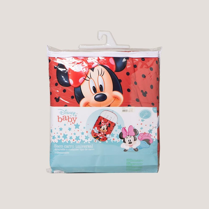 Interbaby WinterFusssack"Disney Minnie Topos" für Kinderwagen, rot