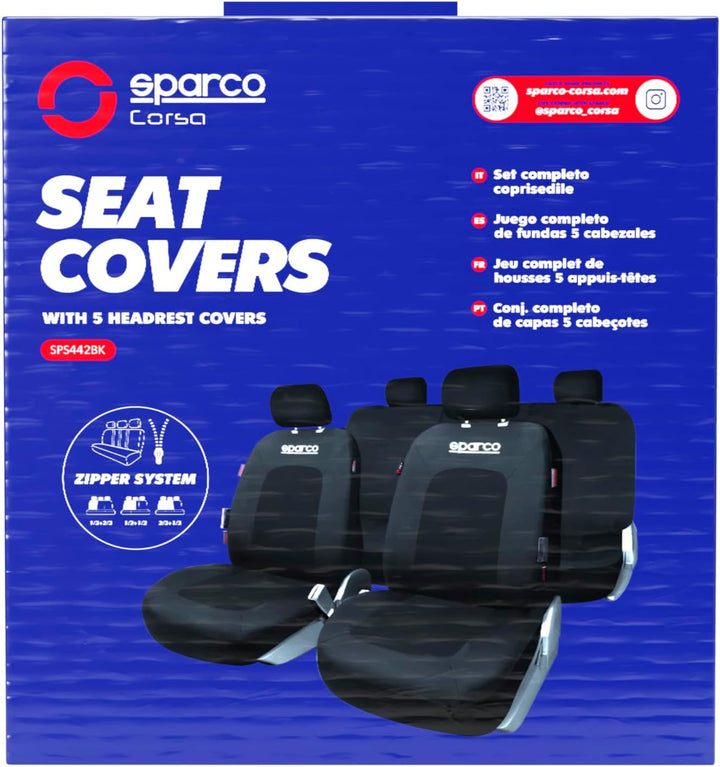 Sparco SPORTABZEICHEN-Set SCHWARZ, SPCS442BK SPORT SCHWARZ, SPORT SCHWARZ