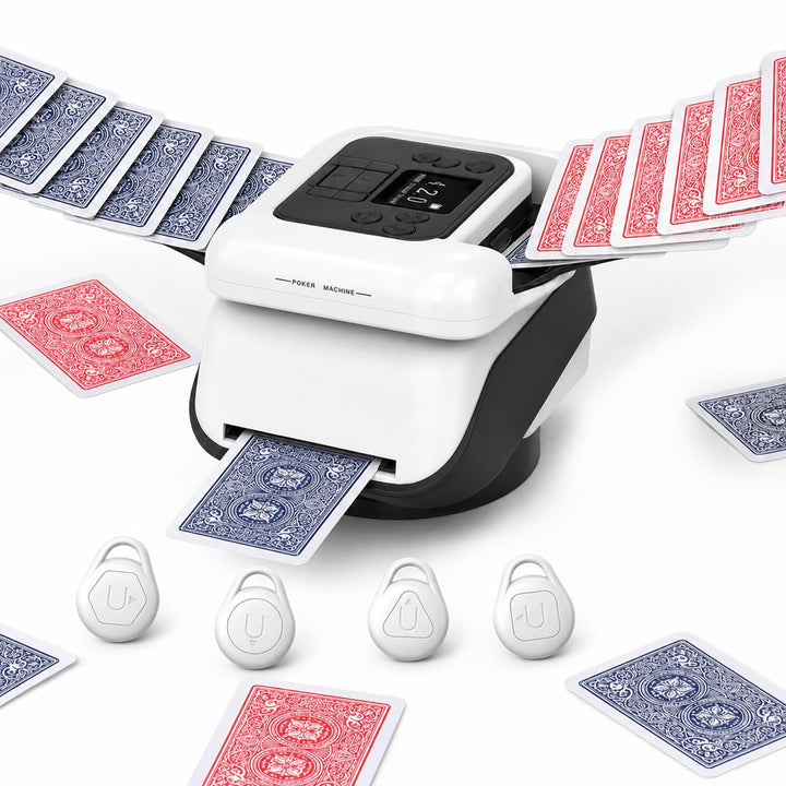 2-in-1 Kartenmischer &amp; Dealer um 360° drehbar für Kartenspiele