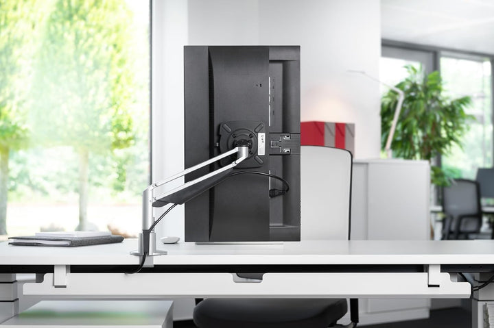 Novus CLU I C Monitorarm verstellbar Silber, silber