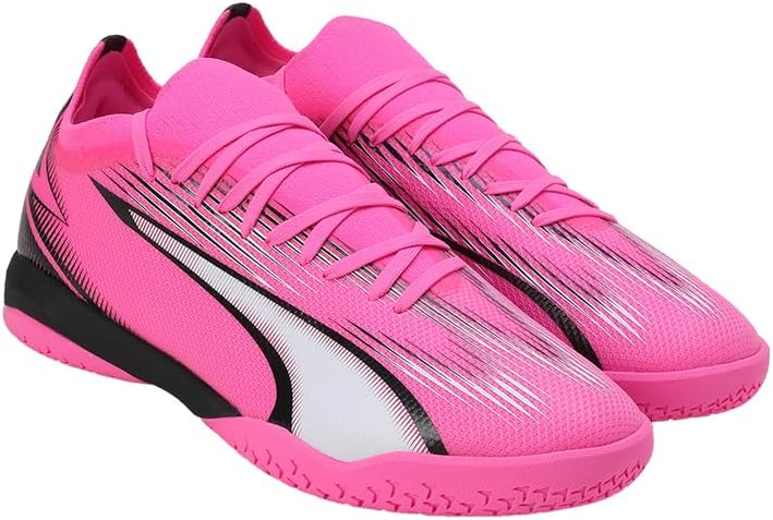 Puma Herren Ultra Match ItFussballschuh 42 EU Poison Pink Puma White Puma Black, 42 EU Poison Pink P