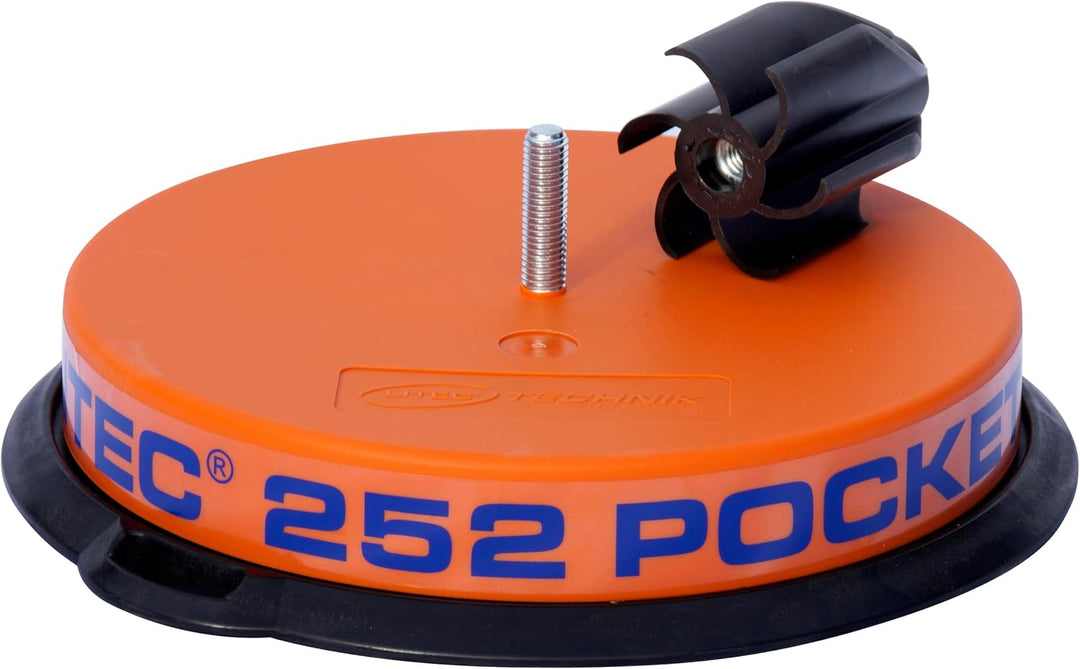 Kabelabroller Litec® L252 pocket, Nutzlast: 190 kg Gerätedurchmesser: ca. 25 cm, Randhöhe: ca. 50 mm