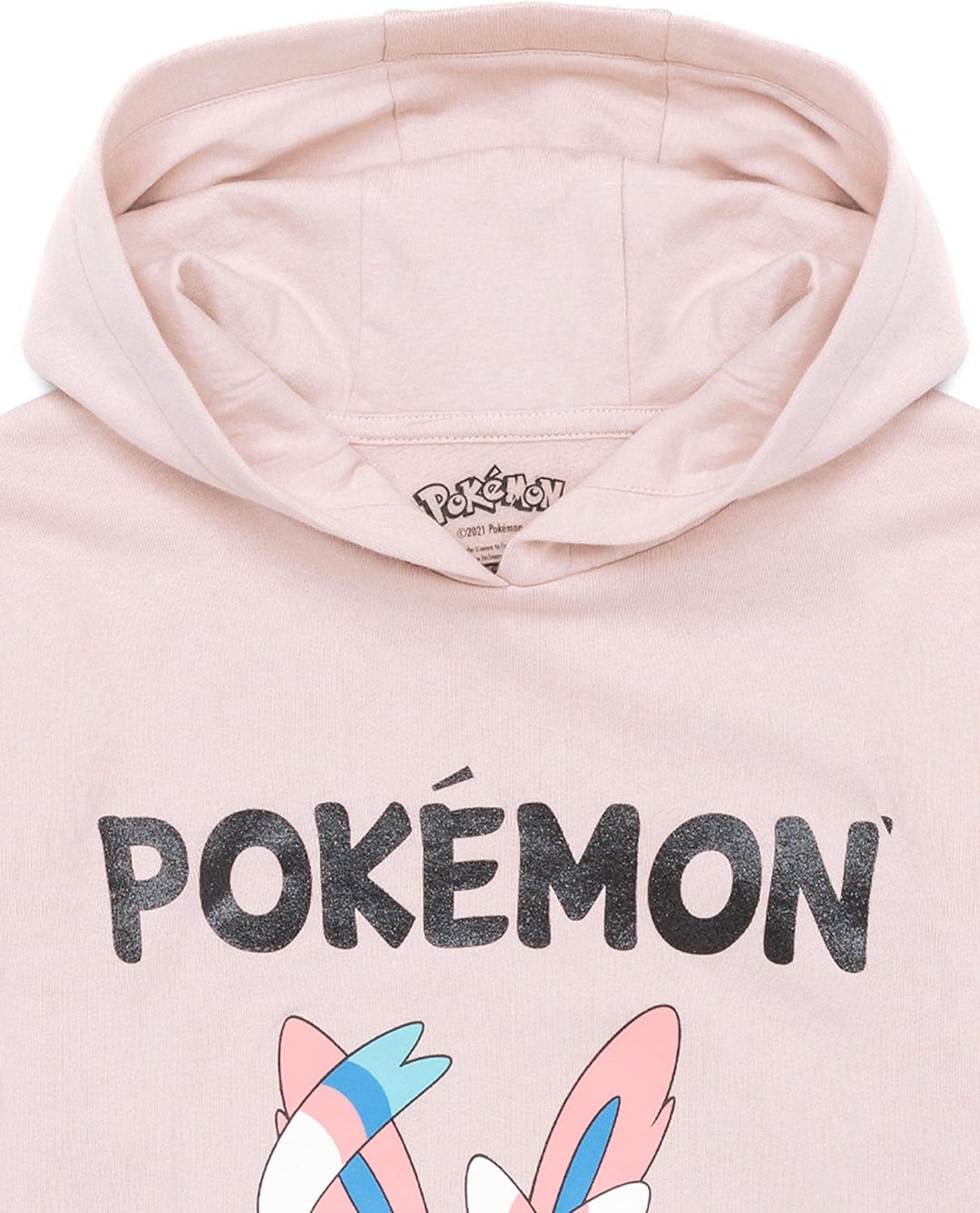 Pokemon Hoodie Girls Kids Game Gifts Sylveon Lilac Jumper Pullover, 4-5 Jahre