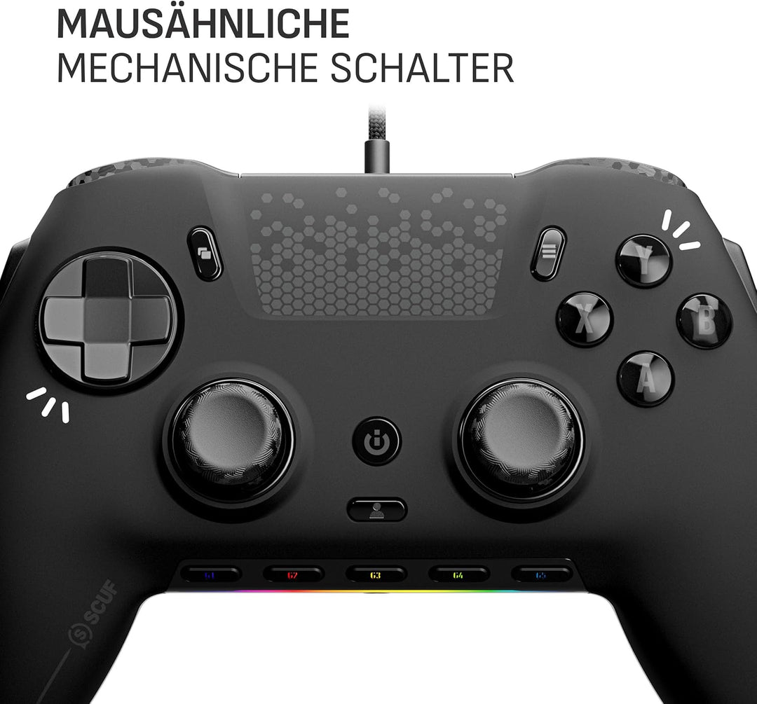 SCUF ENVISION Kabelgebundener V1 (2023) PC-Nur-Gaming-Controller - Fünf Abnehmbare G-Tasten - Abnehm