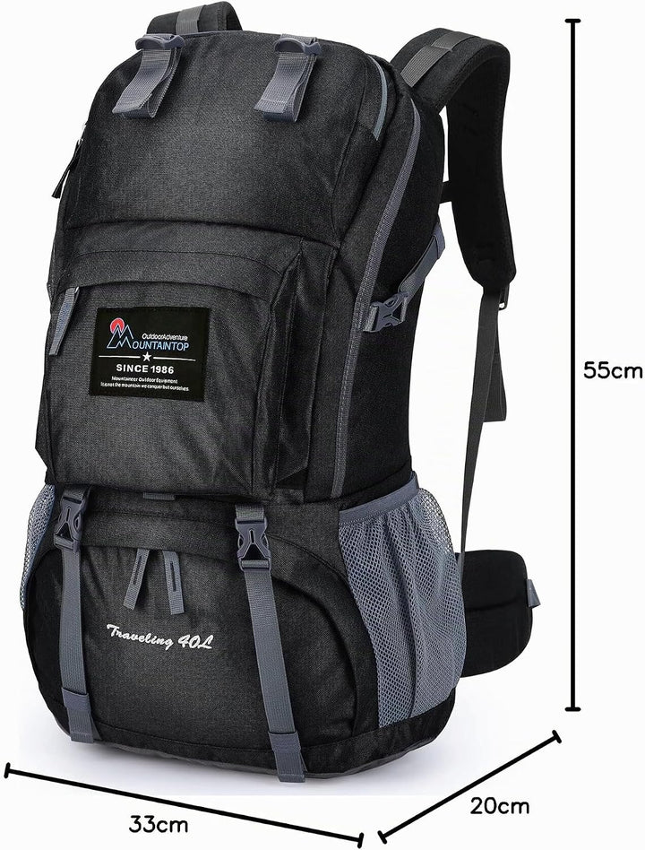 MOUNTAINTOP 40L Wanderrucksack Herren Damen Trekkingrucksack Backpacker Reiserucksack Outdoor Campin