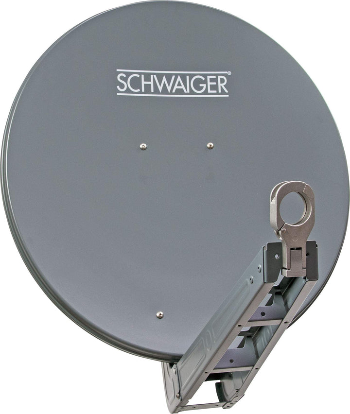 Schwaiger SPI075PA011 Aluminium Offset-Antenne 75cm, Premiumklasse, anthrazit