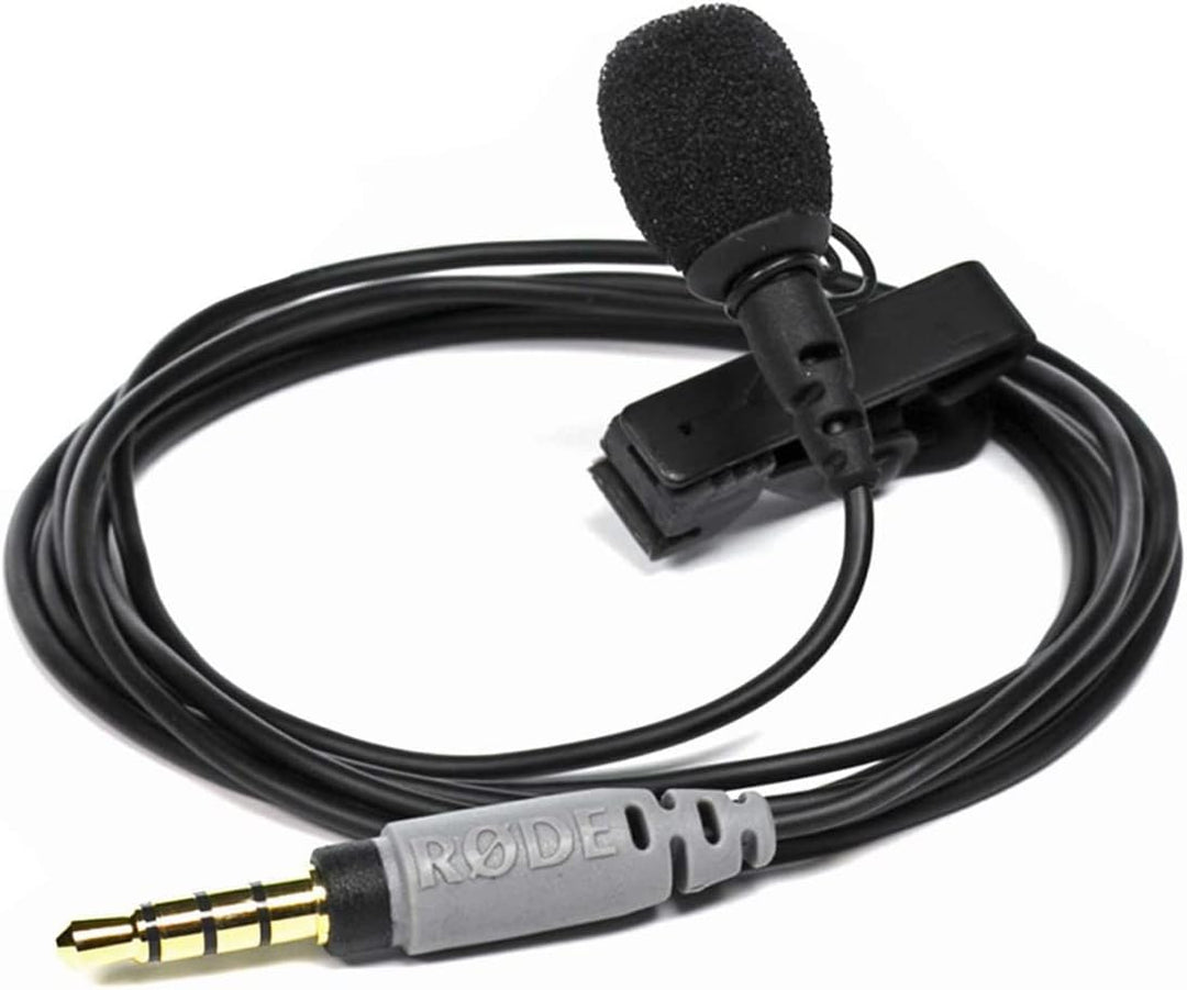 Rode SmartLav+ Lavalier Mikrofon + keepdrum WS05 Fell-Windschutz Weiss