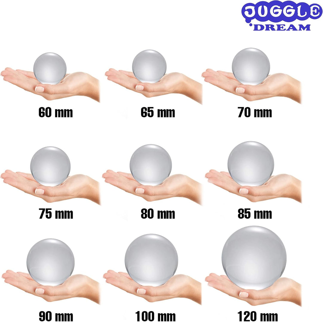 Juggle Dream Acryl Kontakt Jonglierball (85 mm), Kristall Kontaktkugel, Jonglierbälle für Kontaktjon