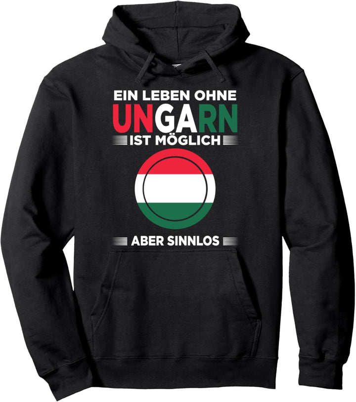 Ungarische Flagge Ungare Ungarin Ungarn Pullover Hoodie