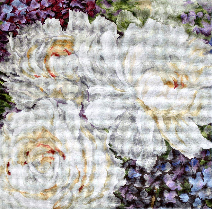 Letistitch Leti930 Kreuzstich Set, Mehrfarbig, 30x30cm