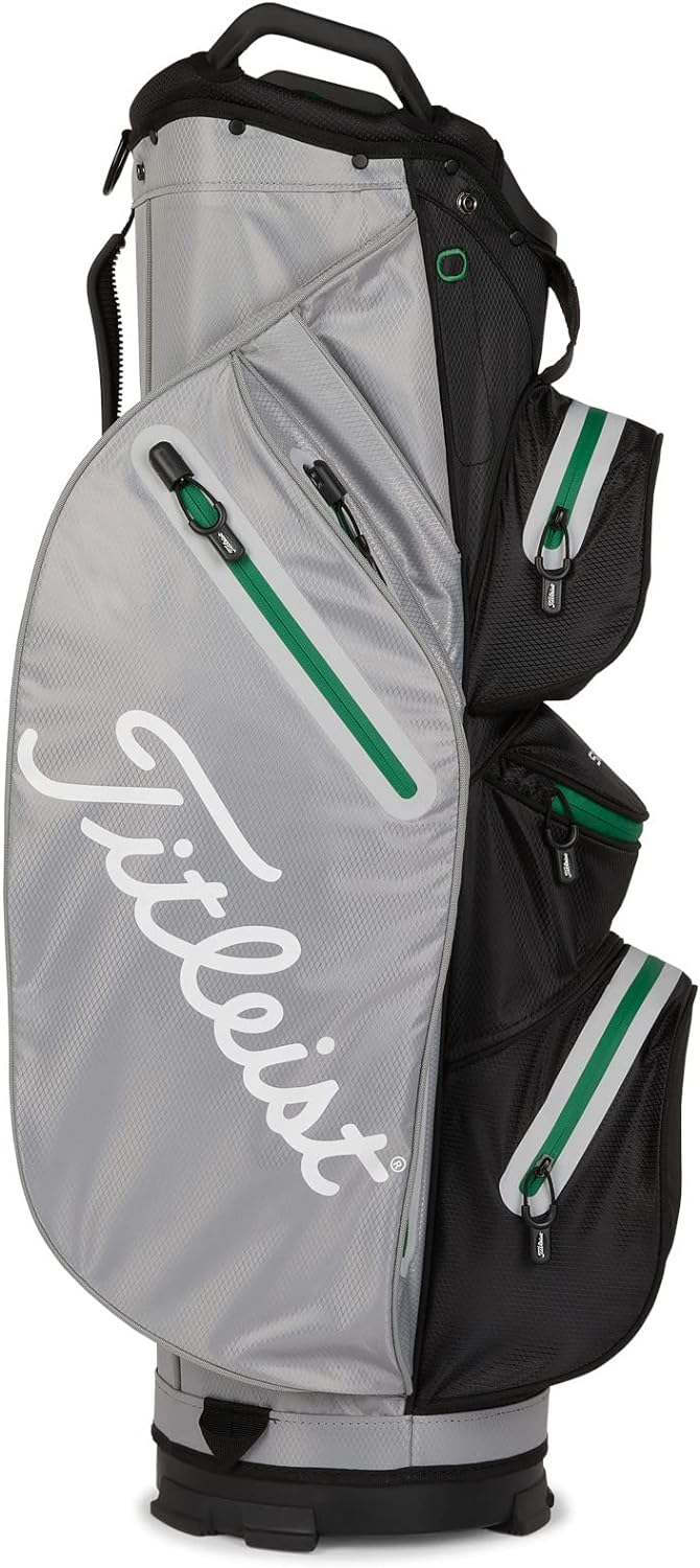Titleist Cart 14 StaDry Golftasche Grau/Schwarz/Grün, Grau/Schwarz/Grün