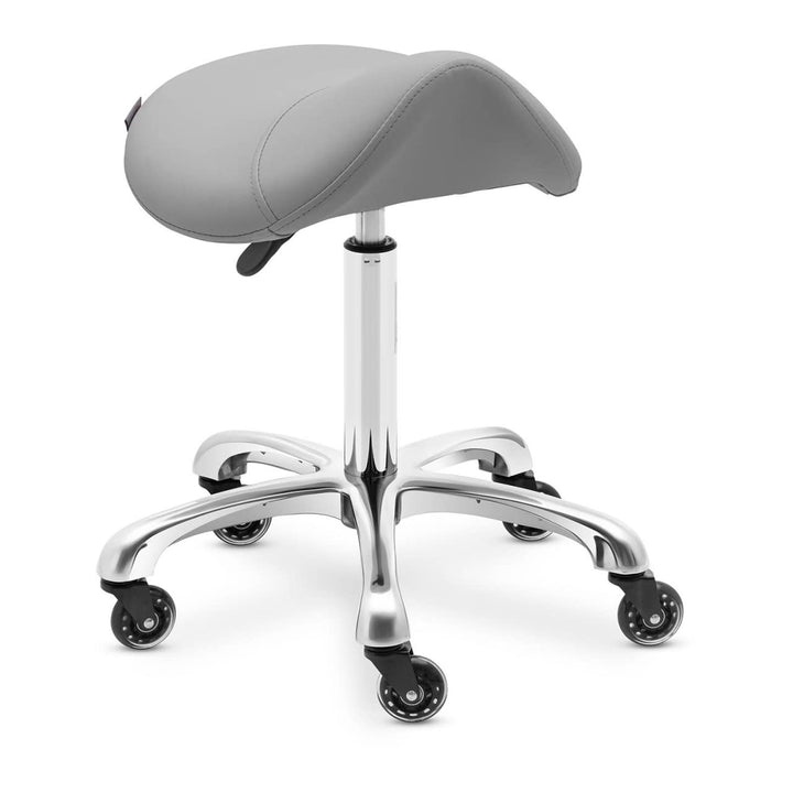 Physa York Dark Gray Sattelhocker - Ergonomischer Sattelhocker mit Polsterung - Büro Rollhocker - 15