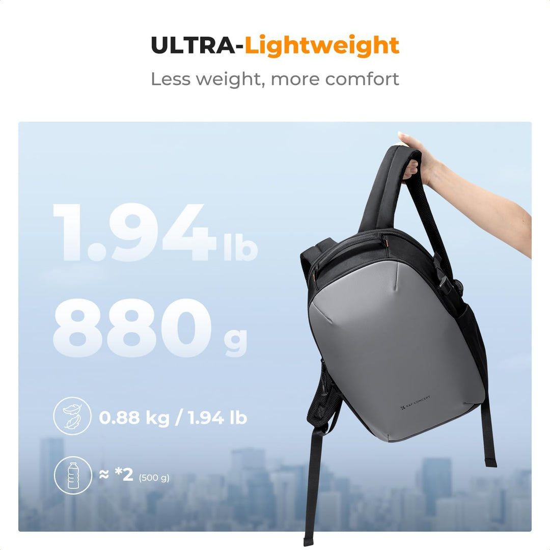 K&amp;F CONCEPT Kamerarucksack, 16L grosser Fotorucksack Grau M, Grau M