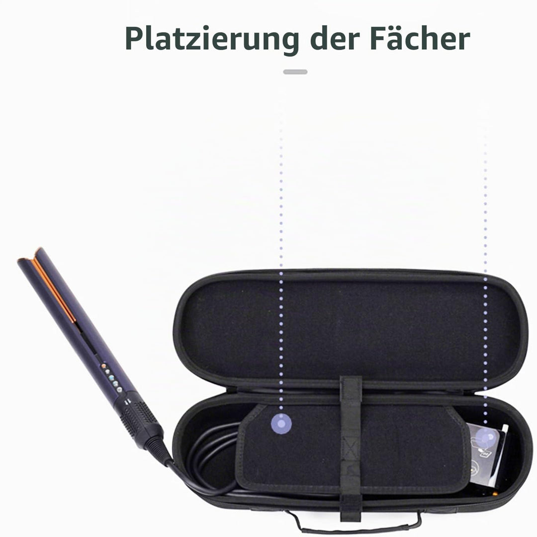 BUBM-Reisetasche für Airstrait-Glätteisen/Corrale Styler-Glätteisen, Airstrait HT01 Zubehör, Hartsch
