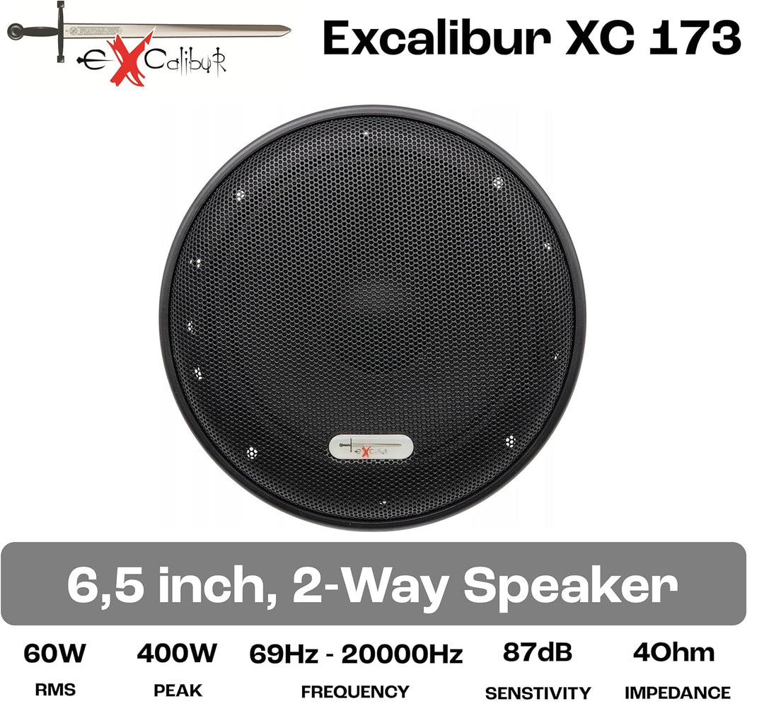 Excalibur XC173 Koaxial-Lautsprecher 400 Watt