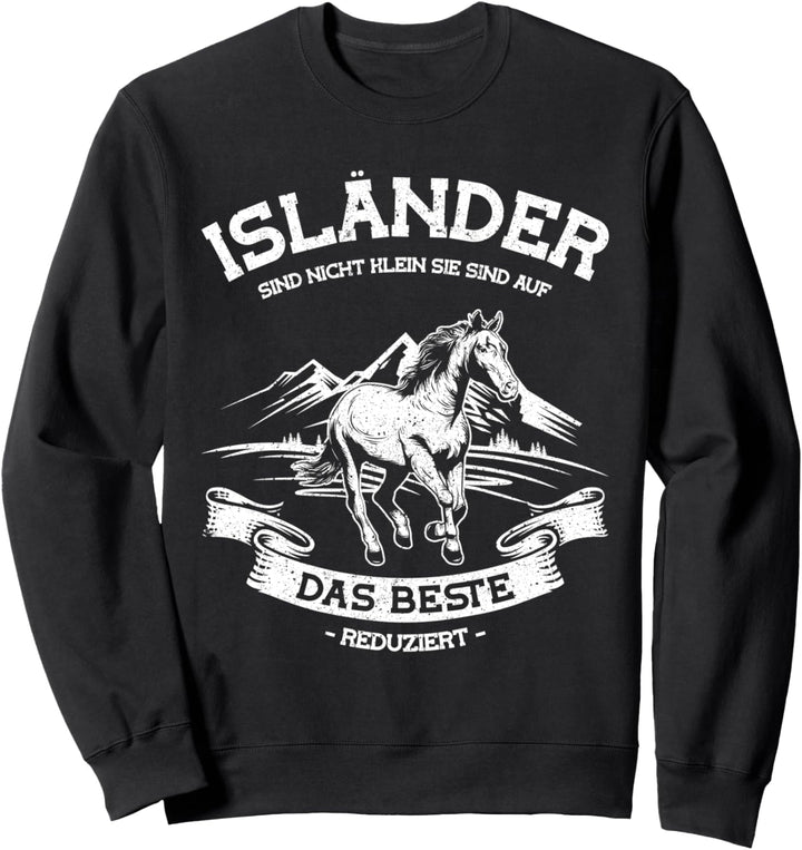 Islandpferde Geschenke für Kinder Mädchen Junge Isländer Isi Sweatshirt