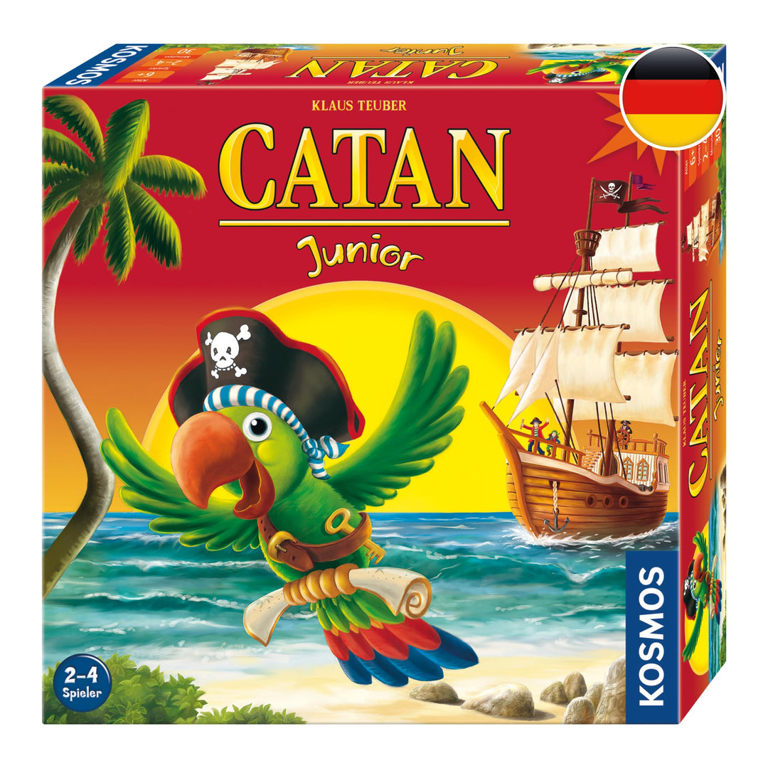 KOSMOS 697495 Catan Junior, Brettspiel für Kinder ab 6 Jahre, Kinderspiel-Variante von Siedler von C