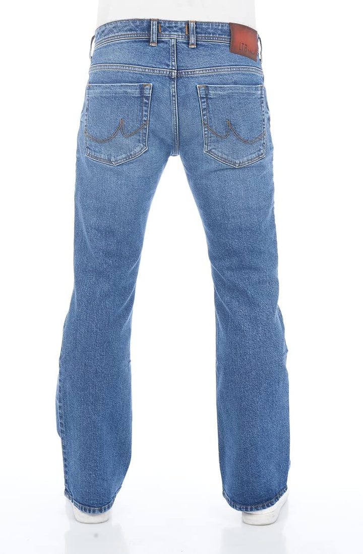 LTB Jeans Hose Herren Bootcut Timor Denim Stretch Tiefer Bund Blau Schwarz 28W - 40W 30L - 36L 28W /