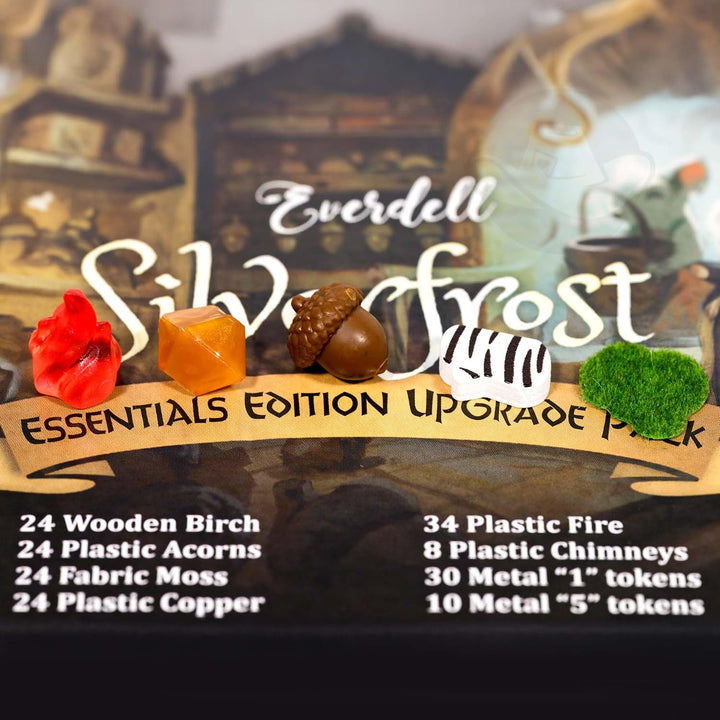 Everdell Silverfrost Essentials Edition Upgrade Pack - Upgraded Resource Tokens &amp; Deluxe Components,