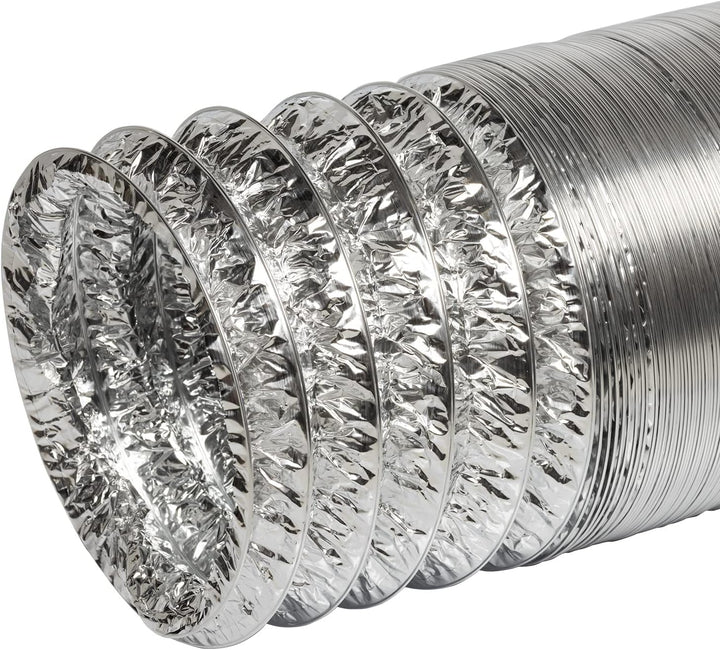 STERR Aluminium Flexschlauch - 160 mm x 10 m - Belüftungsschlauch - Aluflexrohr - AC-Entlüftung - Al