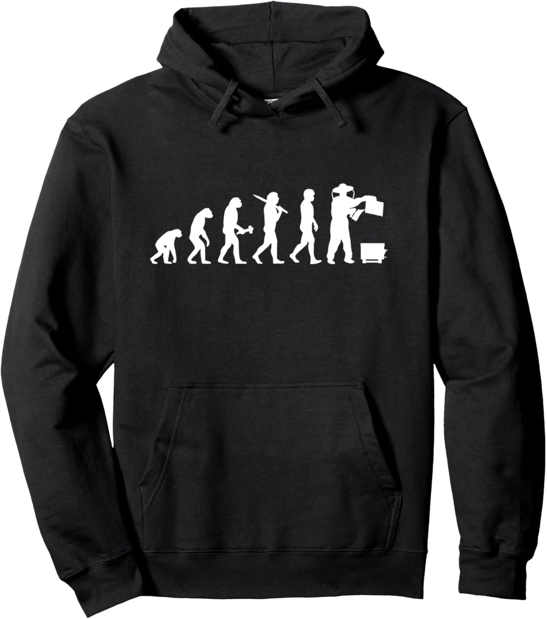 Bienenzüchter Evolution Imker Pullover Hoodie