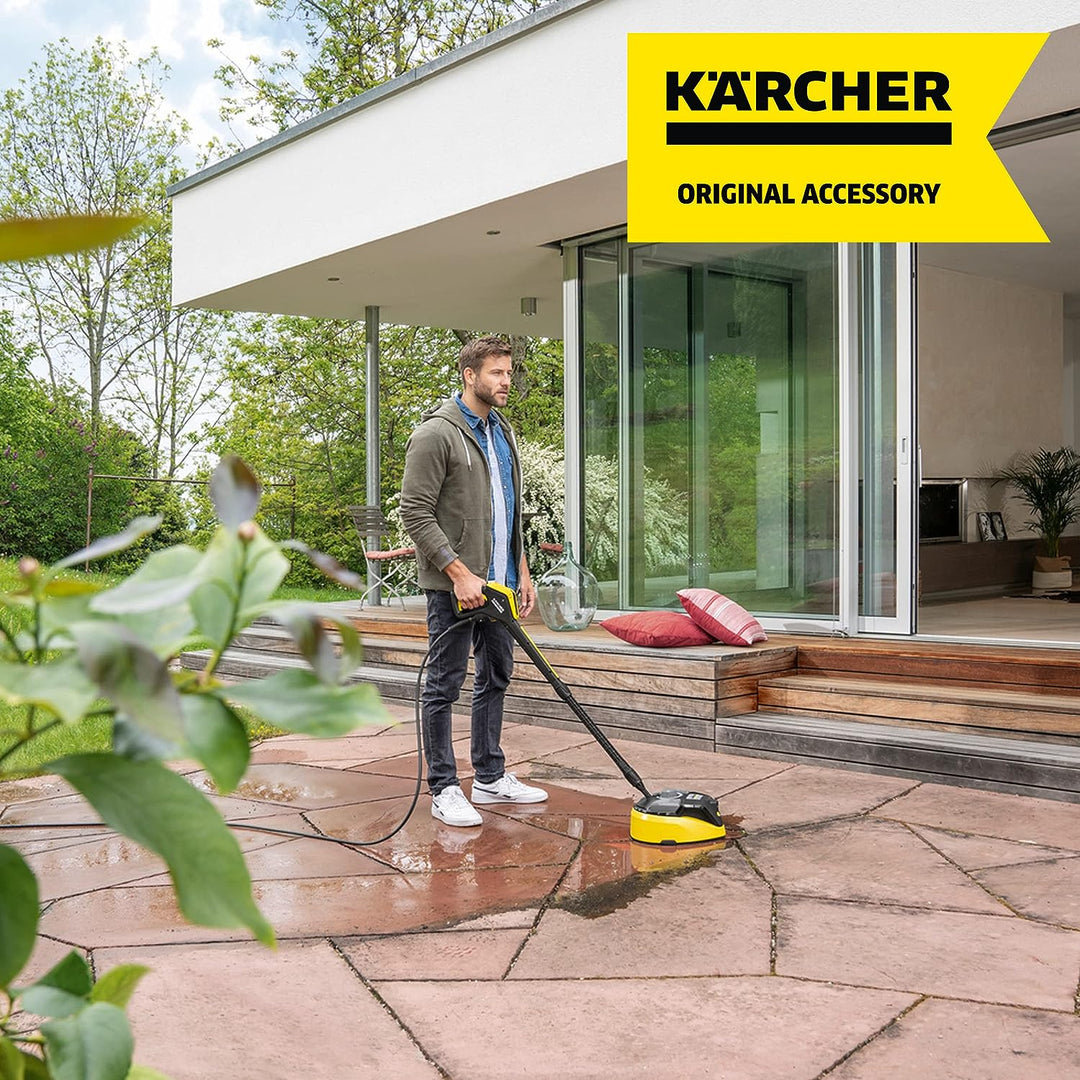 Kärcher Hochdruckreiniger K 4 Power Control: Clevere App-Unterstützung, Gelb &amp; Flächenreiniger T-Rac