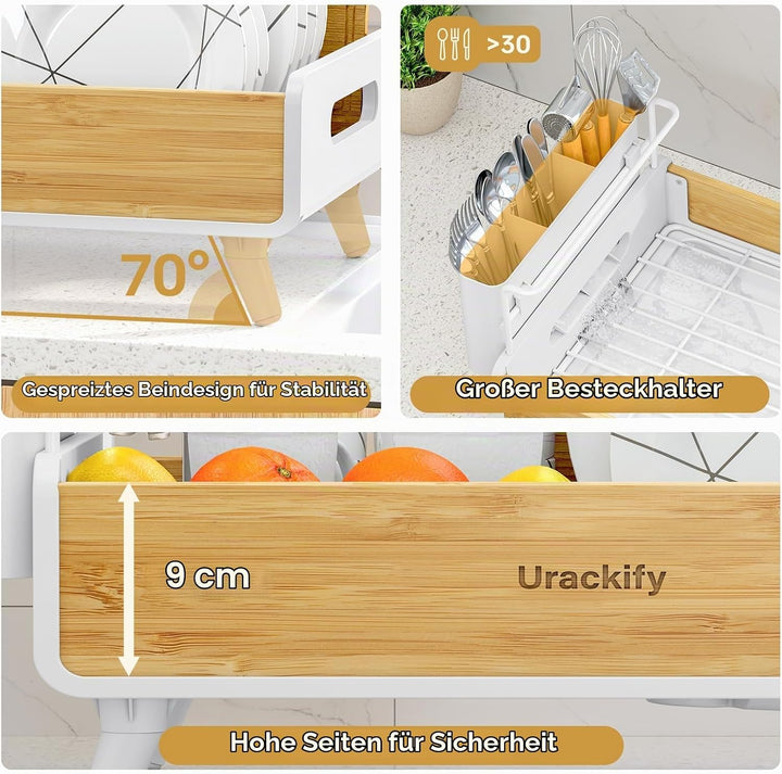 Urackify Abtropfgestell, Weiss