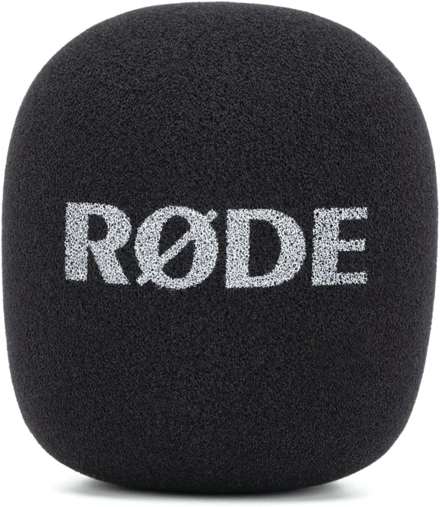 Rode Interview GO Mikrofon-Handadapter für Wireless GO + keepdrum WSBW Fell-Windschutz RØDE Intervie