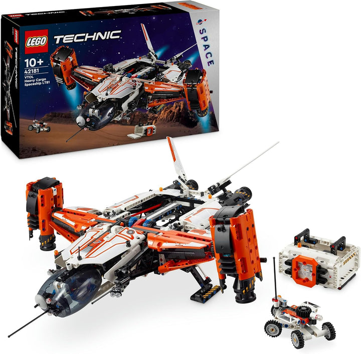 LEGO Technic VTOL-Schwerlastraumfrachter LT81, Space Bauset, Weltraum-Spielzeug &amp; Technic Sonne Erde