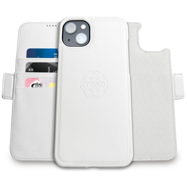 Dreem Fibonacci iPhone 14 Plus Brieftaschen-Etui / 2-in-1 stossfestes Etui und abnehmbares Folio aus
