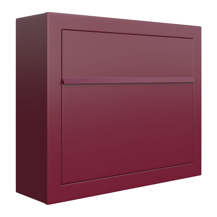 Briefkasten, Design Wandbriefkasten Elegance Rot - Bravios