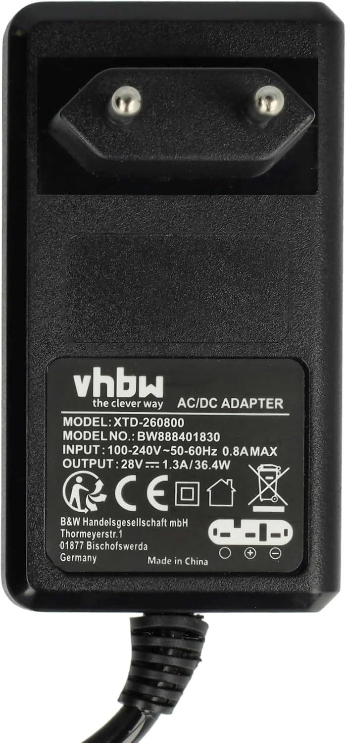 vhbw 1x Netzteil, 1x 3400 mAh Akku, 1x 30 m Niederspannungskabel kompatibel mit Husqvarna Automower