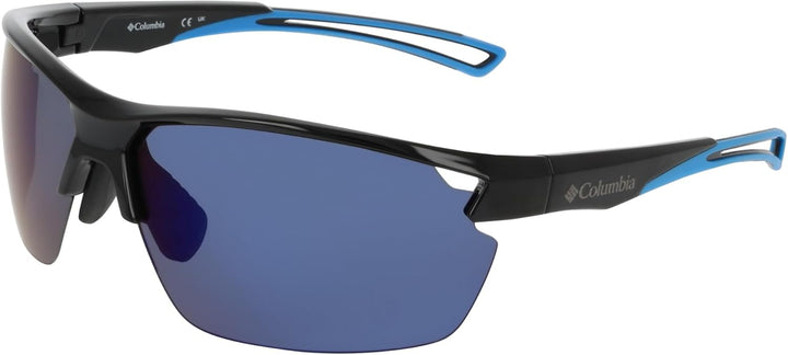 Columbia Herren Sonnenbrille Einheitsgrösse Black/Blue Flash, Einheitsgrösse Black/Blue Flash