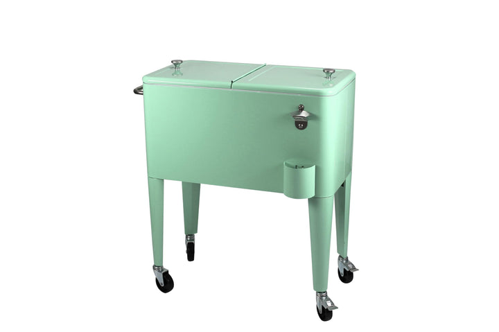 Kailua Cooler - Kühlbox, Kühlwagen, Getränkekühler Pastellgrün, Pastellgrün