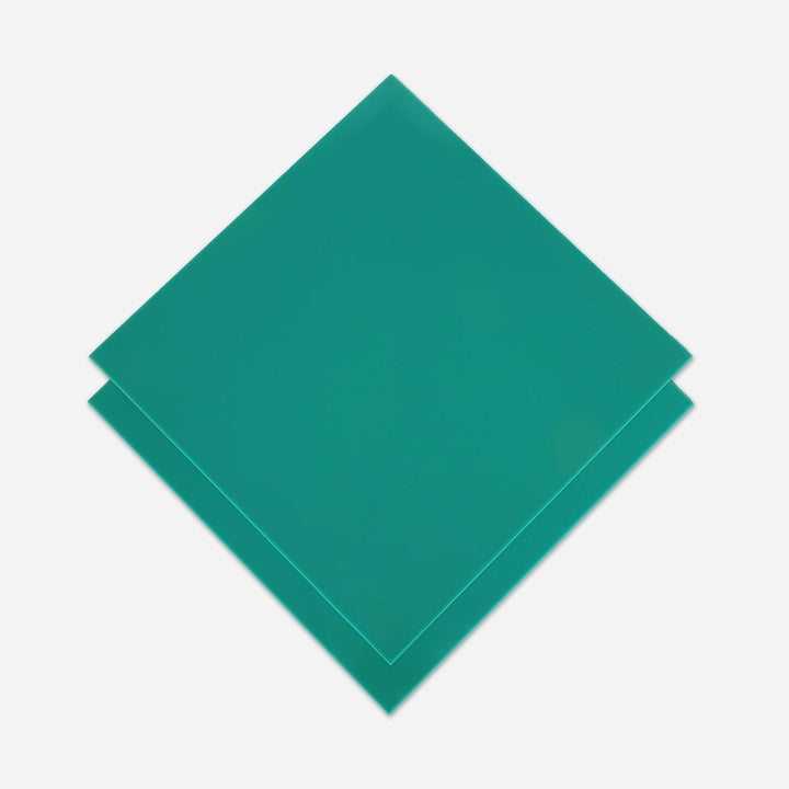IKIER 3 Stück Türkis Acrylglas Kunststoffplatten, 30 x 30cm Klare ABS Acrylplatten Acrylplatte für L