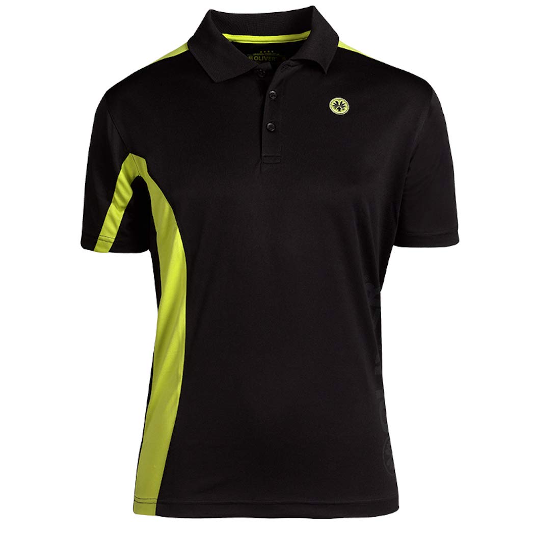 Oliver Sport Polo Lima black/neongreen: Grösse: XL
