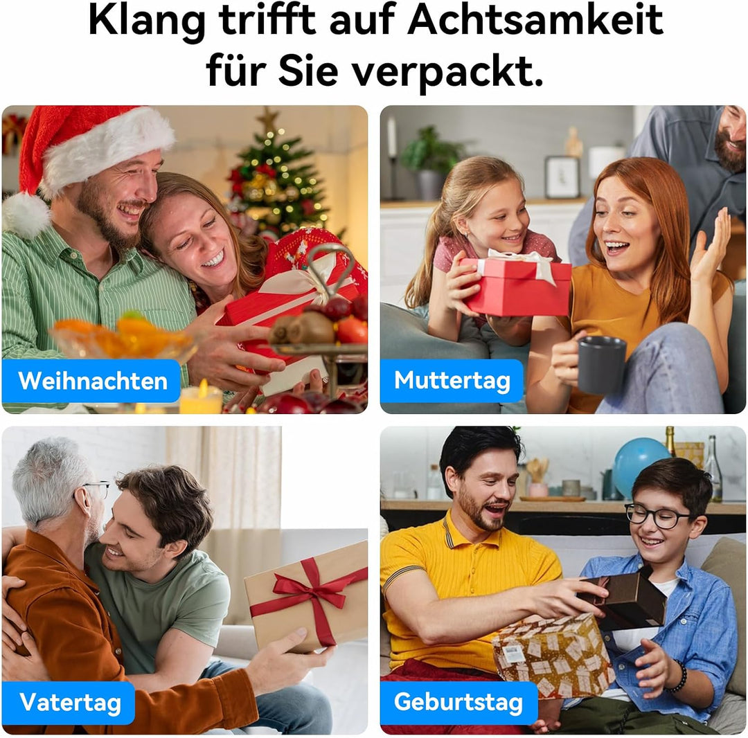 ANCwear Smartphone-Halter mit Bluetooth-Lautsprecher, 5W Klarer Sound, TF-Karte (microSD) für Musik