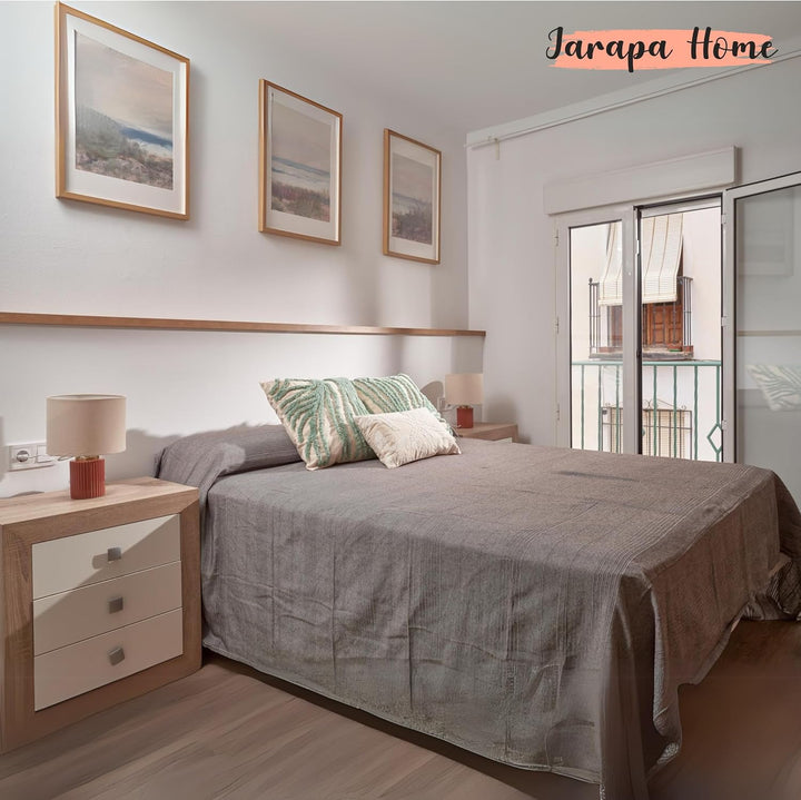 Jarapa Home Tagesdecke Baumwolle Wohndecke – Sofadecke Sofaüberwurf Bettüberwurf Überwurfdecke für S