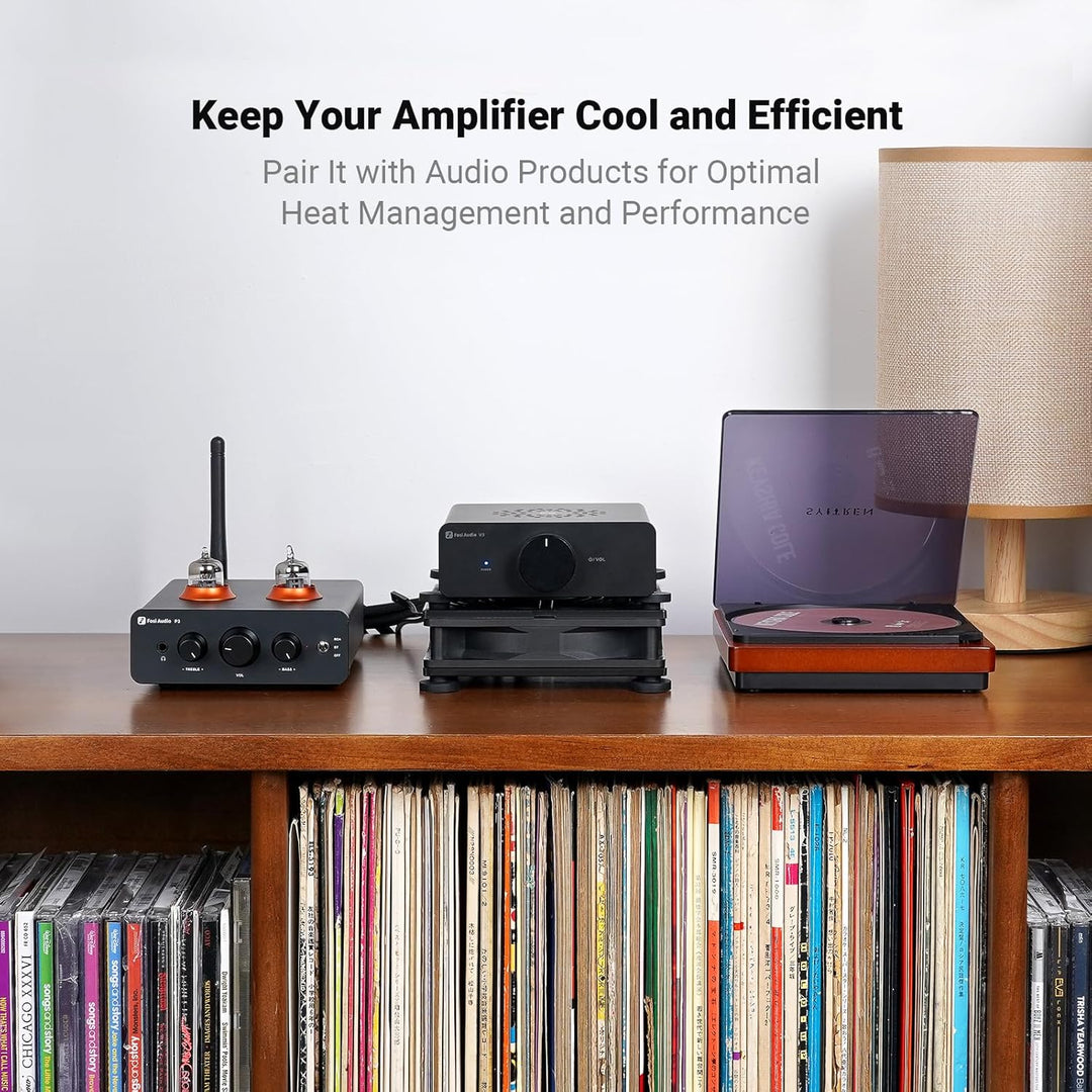 Fosi Audio Kühlventilator, hochleistungsfähiger Lüfter für Fosi Audio HiFi Stereo Verstärker V3 MONO