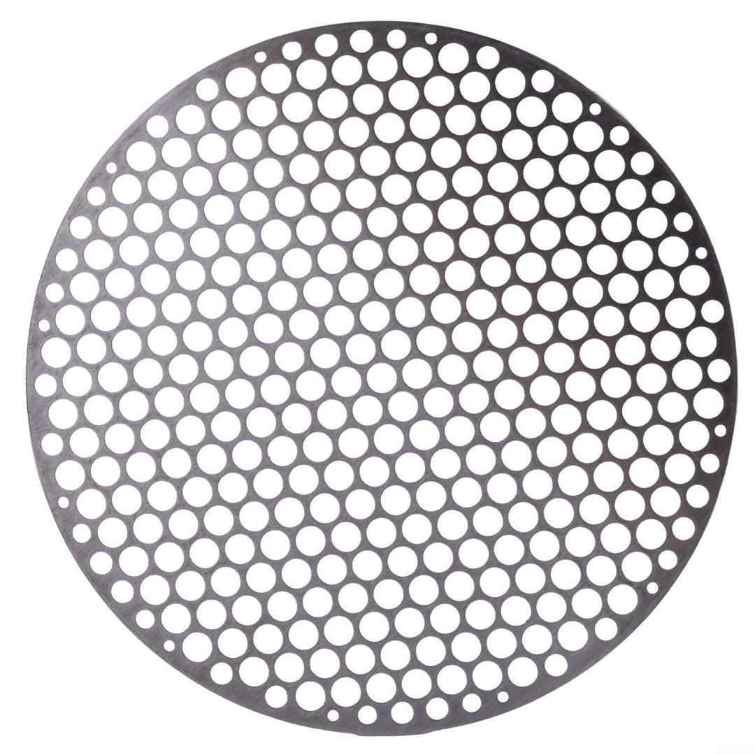 Runder Edelstahl-Grillrost, rundes Grillnetz, Drahtgeflecht, Gestell für Outdoor-Camping, Kochgeschi