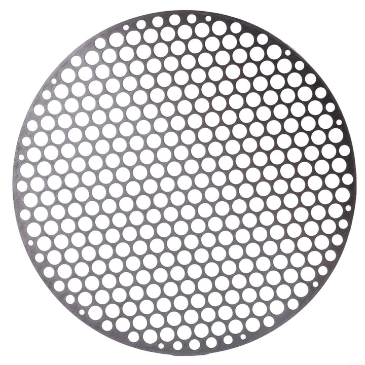 Runder Edelstahl-Grillrost, rundes Grillnetz, Drahtgeflecht, Gestell für Outdoor-Camping, Kochgeschi